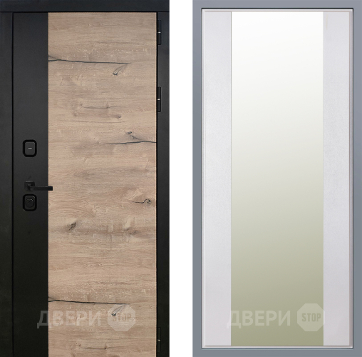 Дверь Заводские двери Ларте Зеркало Макси Белый шелк в Дубне