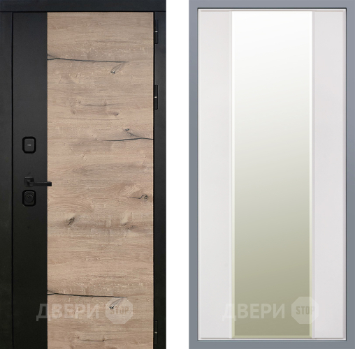 Дверь Заводские двери Ларте Зеркало Макси Белый матовый в Дубне