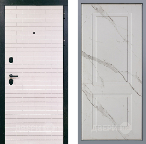 Дверь Заводские двери Сохо Доррен Мрамор белый в Дубне