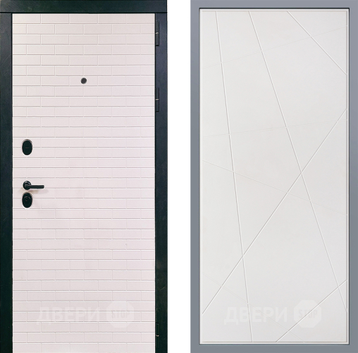 Дверь Заводские двери Сохо Флитта Белый софт в Дубне