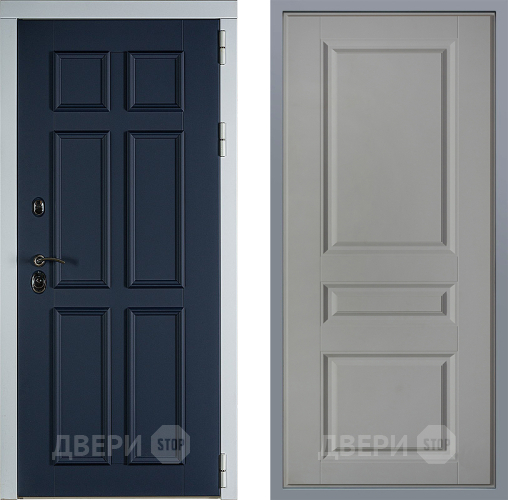 Дверь Заводские двери Стокгольм Стокгольм Грей софт в Дубне