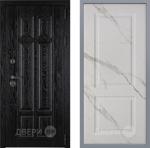 Дверь Заводские двери Мюнхен Доррен Мрамор белый в Дубне