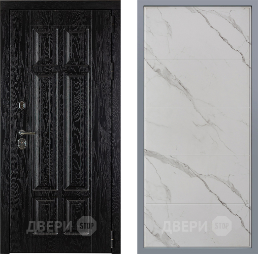 Дверь Заводские двери Мюнхен Тривия Мрамор белый в Дубне