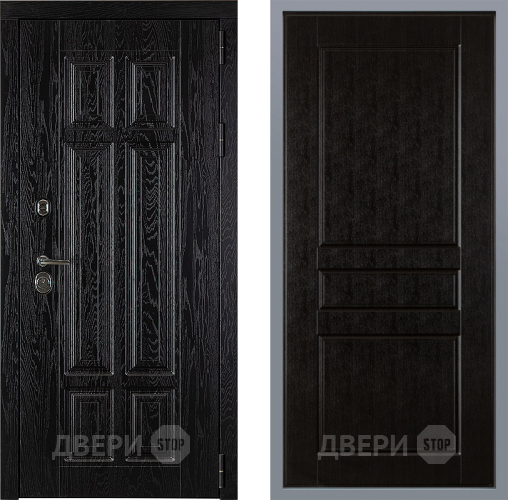 Дверь Заводские двери Мюнхен К-2 Венге в Дубне