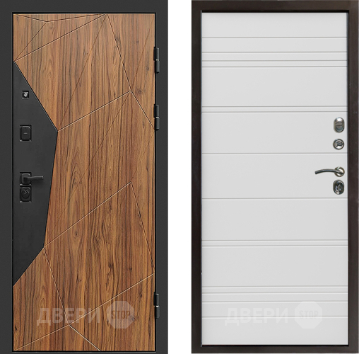 Входная металлическая Дверь Престиж Avangard Line Белый в Дубне