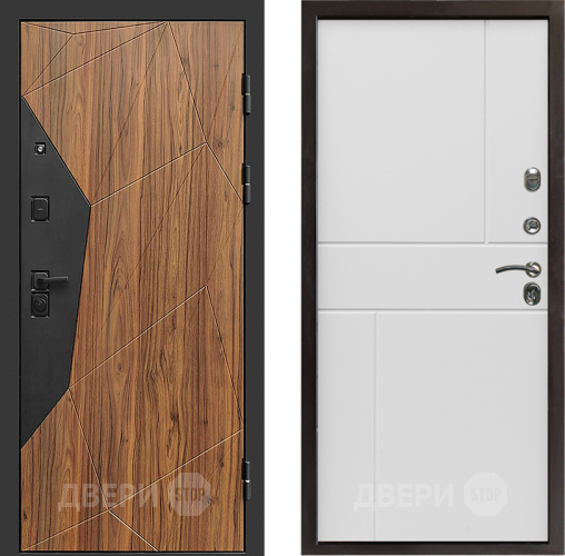 Входная металлическая Дверь Престиж Avangard Горизонт Бетон белый в Дубне