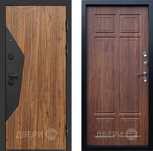 Входная металлическая Дверь Престиж Avangard Премиум Орех темный в Дубне