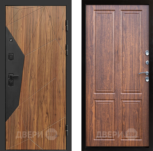 Входная металлическая Дверь Престиж Avangard Премиум Орех светлый в Дубне