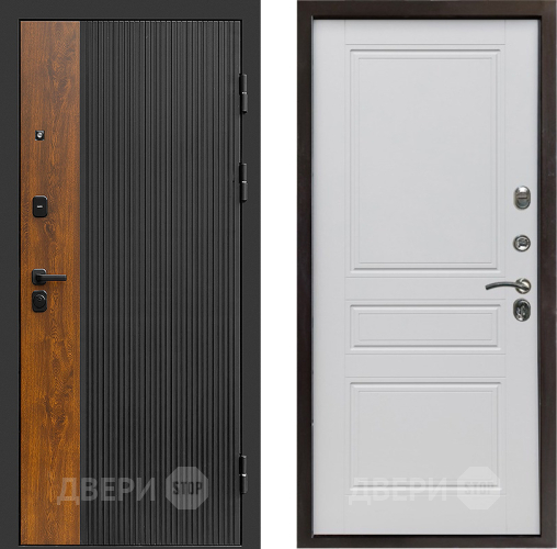 Входная металлическая Дверь Престиж Prestizh Классика Белый матовый в Дубне