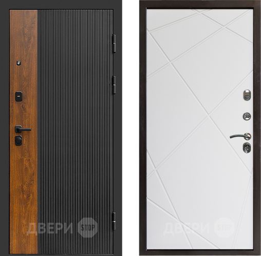 Дверь Престиж Prestizh Лучи Бетон белый в Дубне