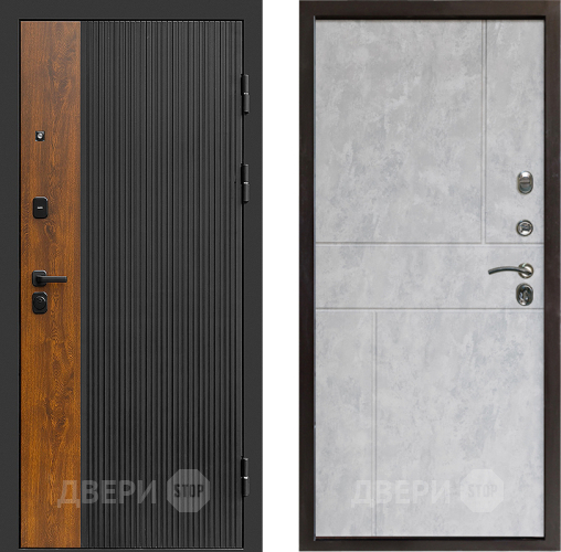 Входная металлическая Дверь Престиж Prestizh Горизонт Бетон светлый в Дубне