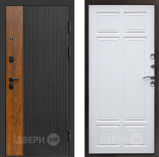 Входная металлическая Дверь Престиж Prestizh Премиум Лиственница белая в Дубне