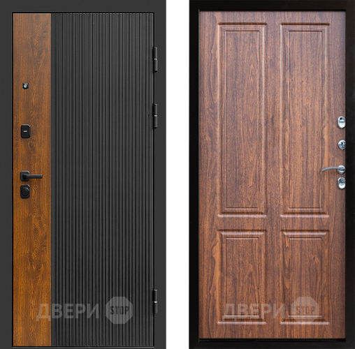 Входная металлическая Дверь Престиж Prestizh Премиум Орех светлый в Дубне