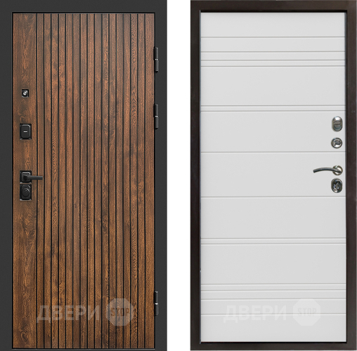 Входная металлическая Дверь Престиж Tvist Line Белый в Дубне