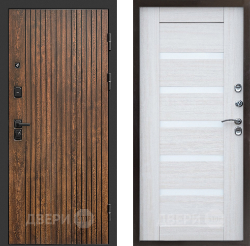 Входная металлическая Дверь Престиж Tvist Царга Лиственница белая в Дубне