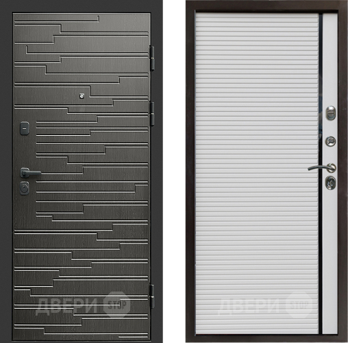 Входная металлическая Дверь Престиж Rivera Porte Белый в Дубне