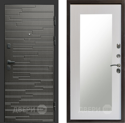 Дверь Престиж Rivera Зеркло Пастораль Лиственница белая в Дубне