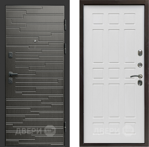 Входная металлическая Дверь Престиж Rivera Спарта Белое дерево в Дубне