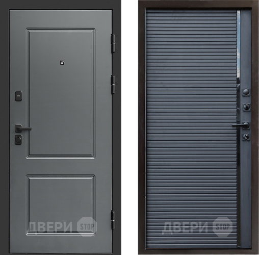 Входная металлическая Дверь Престиж Verona Porte Черный кварц в Дубне