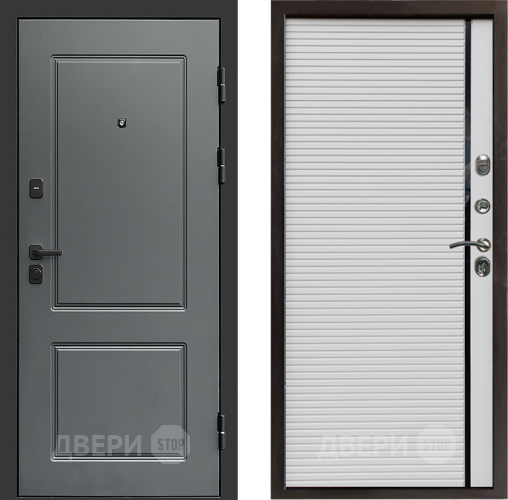 Входная металлическая Дверь Престиж Verona Porte Белый в Дубне