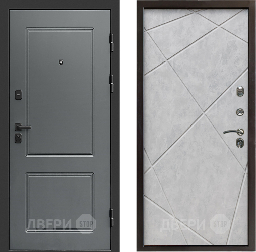 Дверь Престиж Verona Лучи Бетон светлый в Дубне