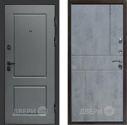 Дверь Престиж Verona Горизонт Бетон темный в Дубне
