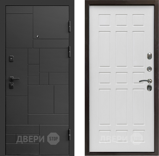 Входная металлическая Дверь Престиж Kvadro Спарта Белое дерево в Дубне