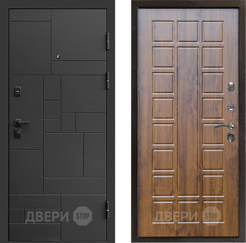 Входная металлическая Дверь Престиж Kvadro Престиж Дуб в Дубне