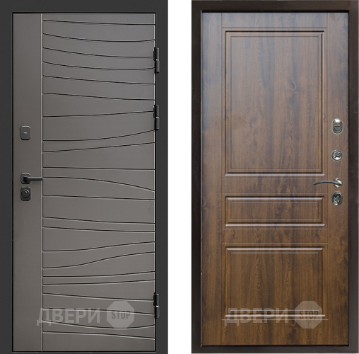 Входная металлическая Дверь Престиж Siciliya Классика Дуб в Дубне