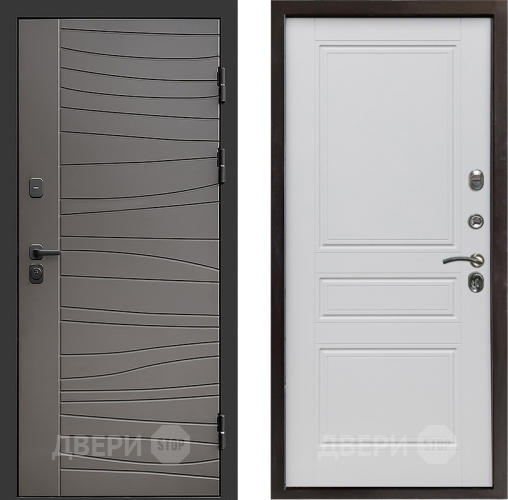 Входная металлическая Дверь Престиж Siciliya Классика Белый матовый в Дубне