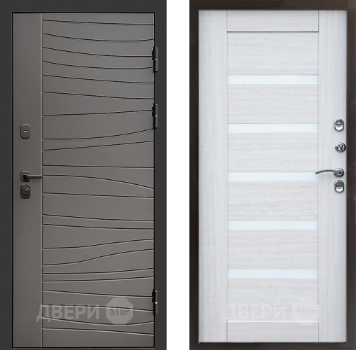 Входная металлическая Дверь Престиж Siciliya Царга Лиственница белая в Дубне