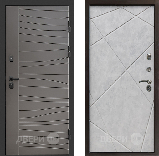 Дверь Престиж Siciliya Лучи Бетон светлый в Дубне