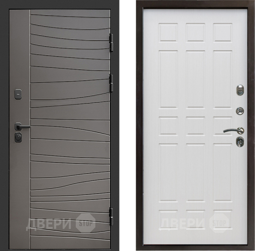 Входная металлическая Дверь Престиж Siciliya Спарта Лиственница белая в Дубне
