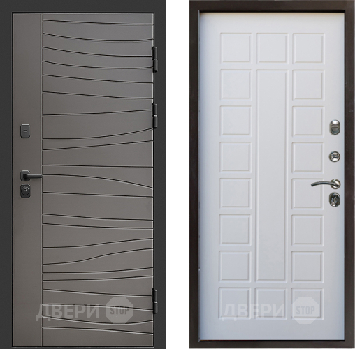 Входная металлическая Дверь Престиж Siciliya Престиж Белое дерево в Дубне