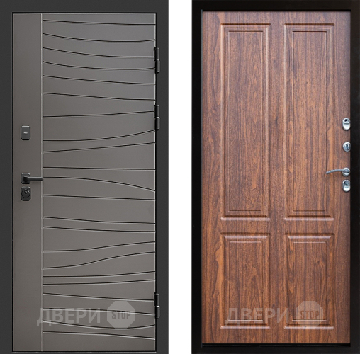 Входная металлическая Дверь Престиж Siciliya Премиум Орех светлый в Дубне