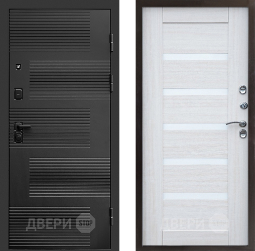 Входная металлическая Дверь Престиж Favorit Царга Лиственница белая в Дубне