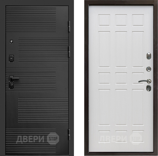 Входная металлическая Дверь Престиж Favorit Спарта Лиственница белая в Дубне