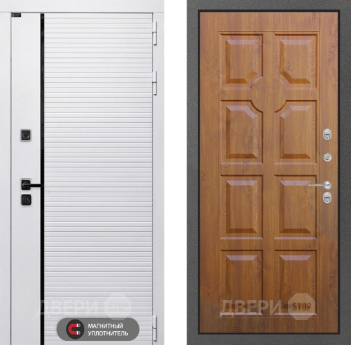 Входная металлическая Дверь Лабиринт (LABIRINT) Royal 17 Дуб золото в Дубне