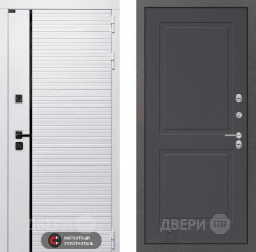 Дверь Лабиринт (LABIRINT) Royal 11 Графит софт в Дубне