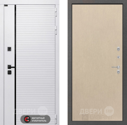 Входная металлическая Дверь Лабиринт (LABIRINT) Royal 05 Венге светлый в Дубне