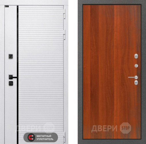 Входная металлическая Дверь Лабиринт (LABIRINT) Royal 05 Итальянский орех в Дубне