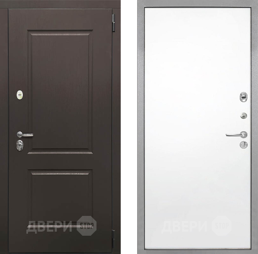 Входная металлическая Дверь Интекрон (INTECRON) Кампо Гладкая Силк Сноу в Дубне