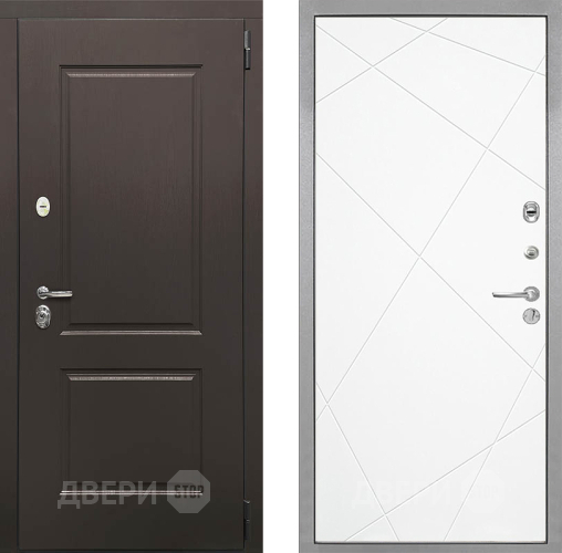 Входная металлическая Дверь Интекрон (INTECRON) Кампо Лучи-М Софт милк в Дубне