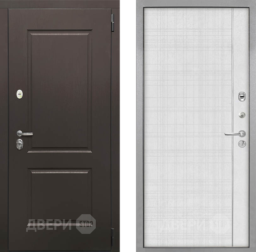 Дверь Интекрон (INTECRON) Кампо В-07 с молдингом Лофт белый в Дубне