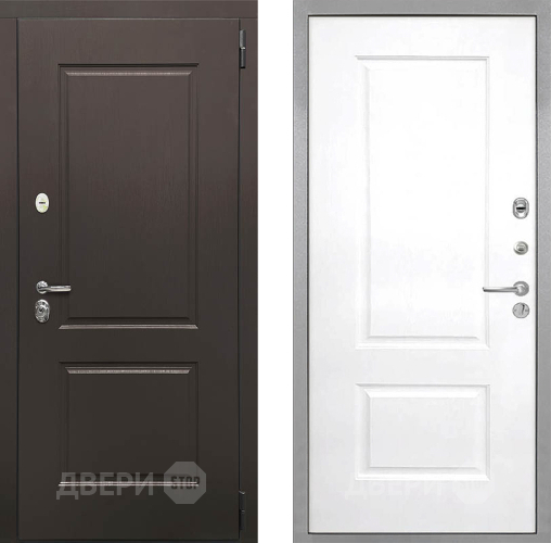 Входная металлическая Дверь Интекрон (INTECRON) Кампо Альба Роял Вуд белый в Дубне