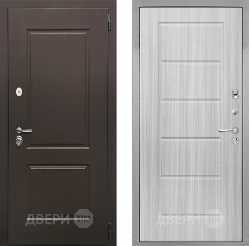 Входная металлическая Дверь Интекрон (INTECRON) Кампо ФЛ-39 Сандал белый в Дубне