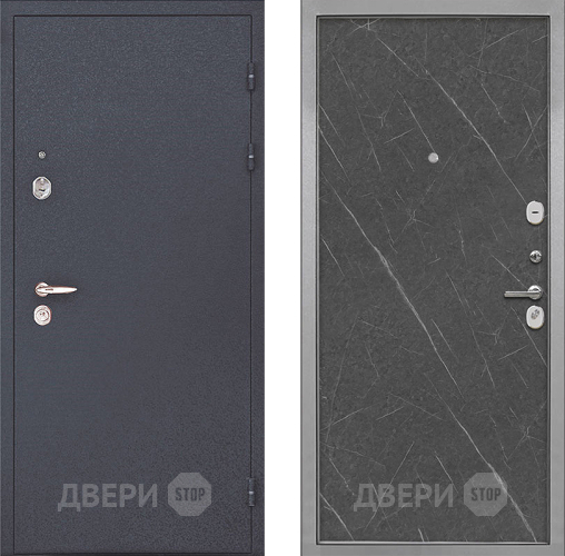Входная металлическая Дверь Интекрон (INTECRON) Колизей Гладкая Гранит лава оникс в Дубне