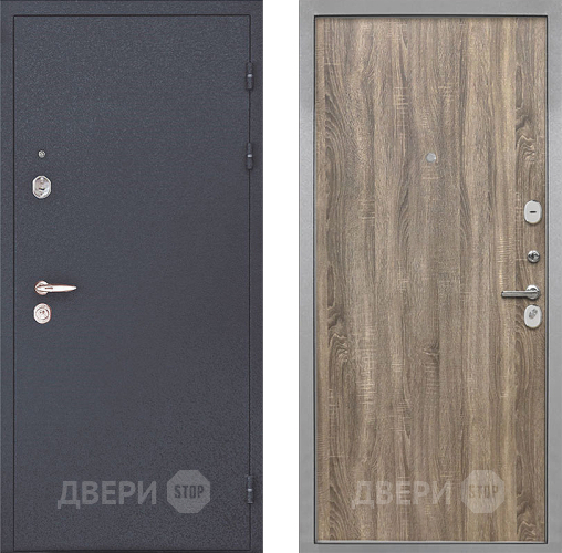 Входная металлическая Дверь Интекрон (INTECRON) Колизей Гладкая Дуб турин в Дубне