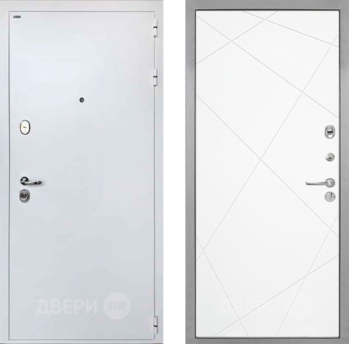 Входная металлическая Дверь Интекрон (INTECRON) Колизей White Лучи-М Софт милк в Дубне