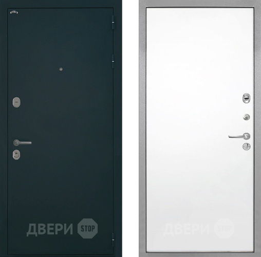 Входная металлическая Дверь Интекрон (INTECRON) Греция Гладкая Силк Сноу в Дубне